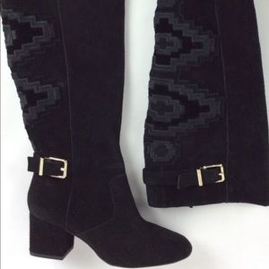 Gianni Bini Black suede boots
